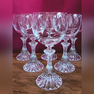 Vintage Mikasa Crystal Wine Glasses (12) The Ritz Collection